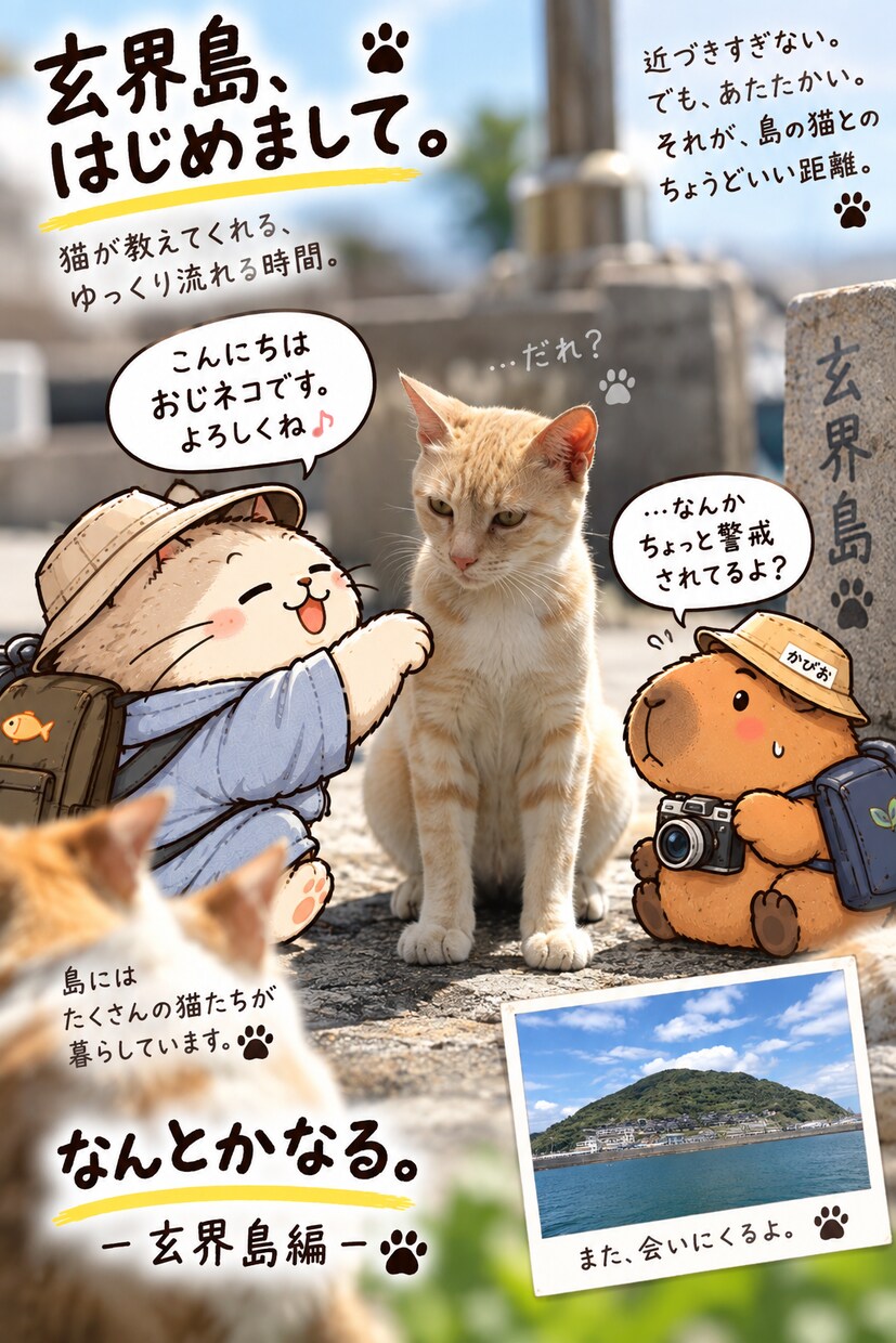 思い出の写真をAIで楽しく仕上げます 旅行や日常の写真を、楽しい1枚に変えます イメージ3