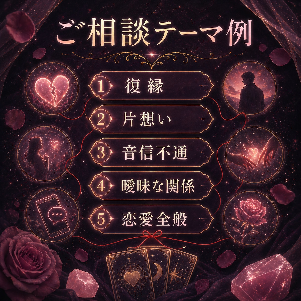 復縁・彼の気持ち　心理×霊視であの人の本音視ます 音信不通の理由・今の気持ち・連絡が来る流れを読み解きます。 イメージ2