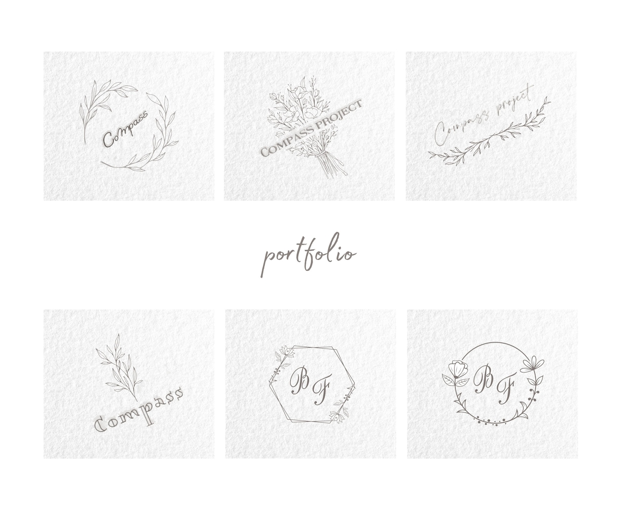 リーフと文字をメインにしたオシャレなロゴ製作します 流れるような手書き＋リーフやお花を使ったロゴデザイン作ります イメージ1