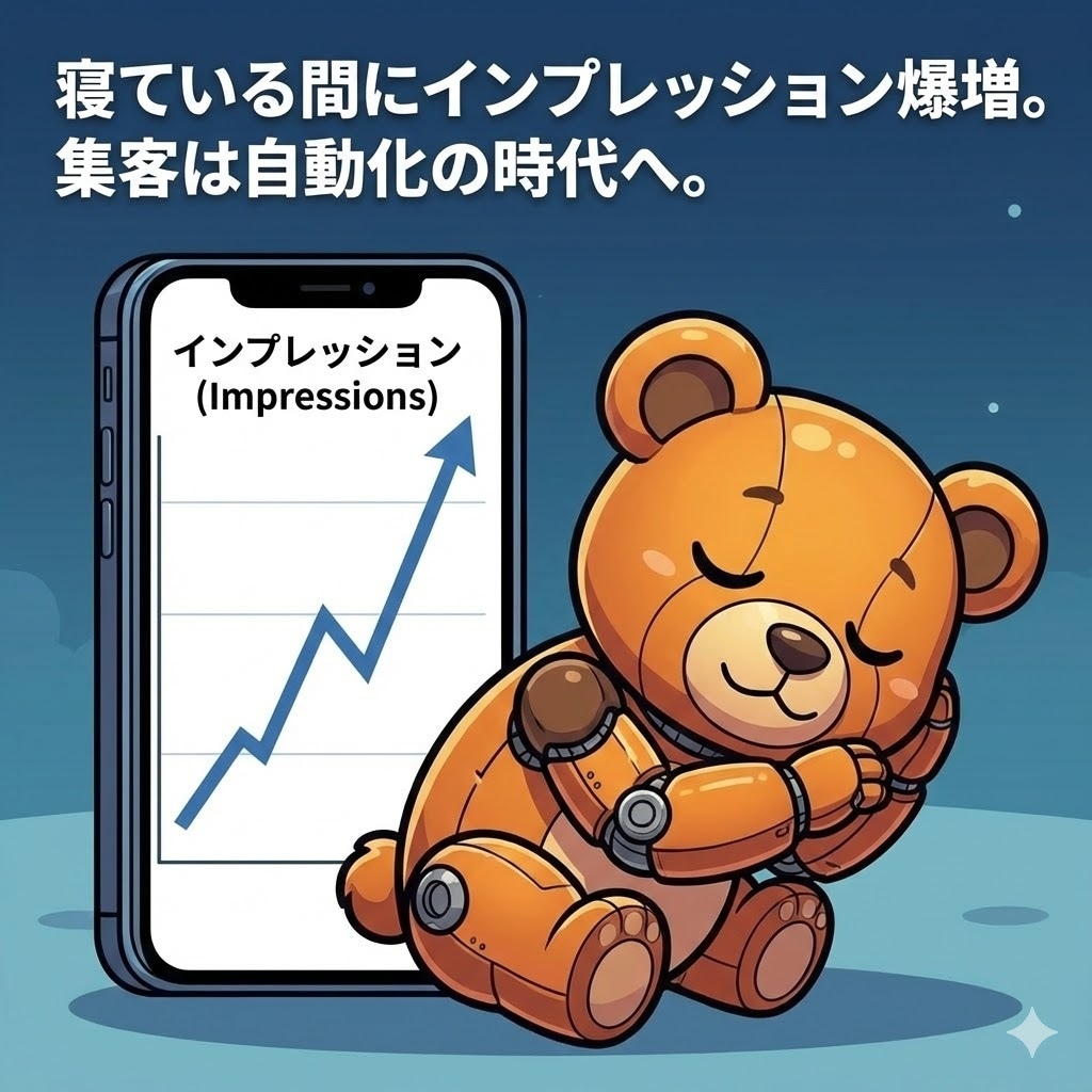 放置で完結。XとThreads全自動投稿します トレンド取得から投稿まで全自動。寝ている間にインプ爆増させる イメージ7