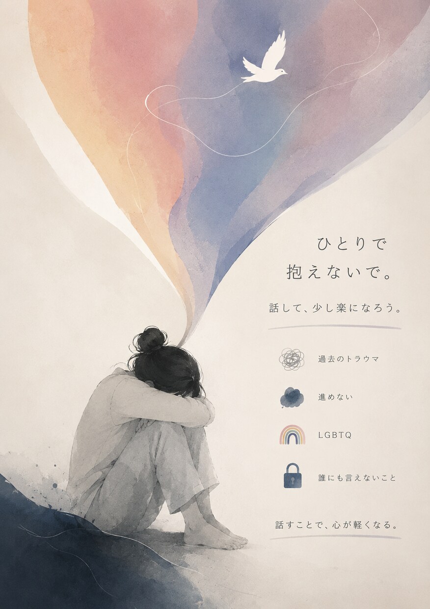 愚痴聞きも、誰にも言えない悩みも対応致します 1人じゃないよ！ここにいるよ！ イメージ3