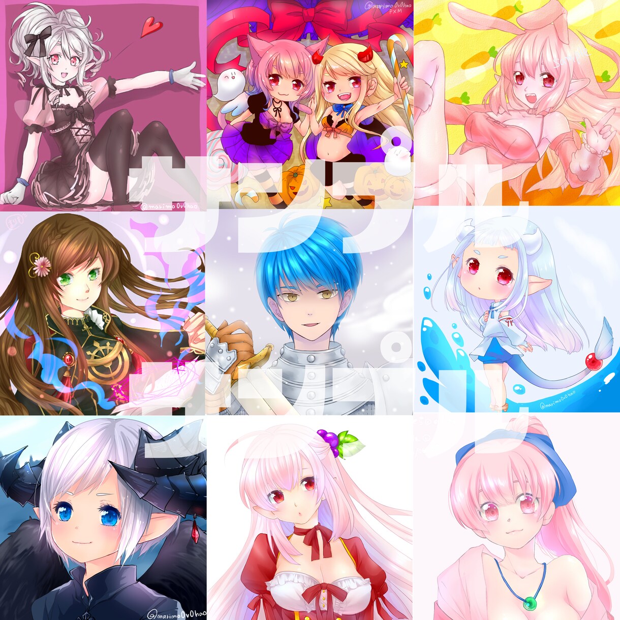 アイコンやイラストをお描き致します アイコンや動画用や個人用に立ち絵が欲しい！そんな方に♪ イメージ3