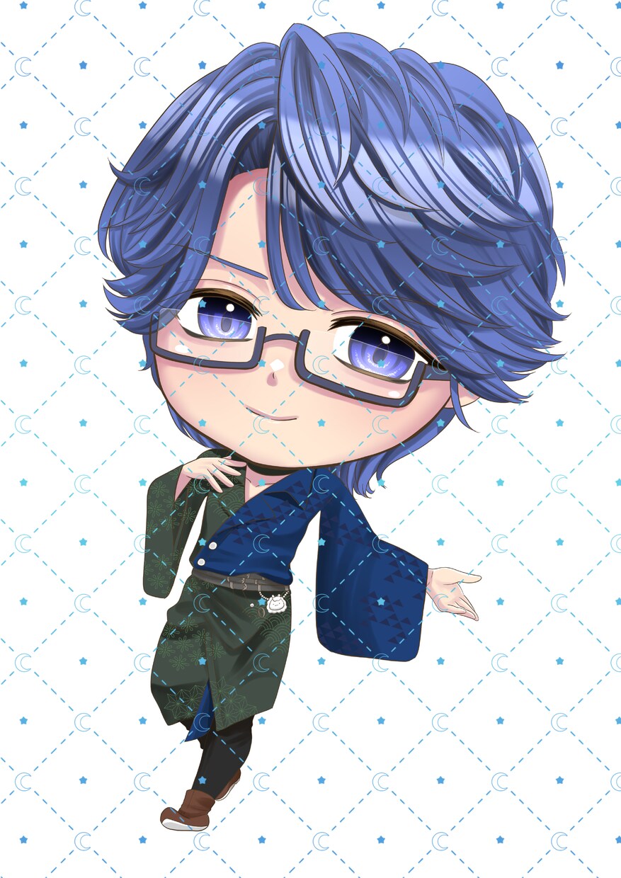 お望みのデフォルメ度合いでミニキャラ作成します 白兎あわの絵でミニキャラ発注しませんか イメージ4