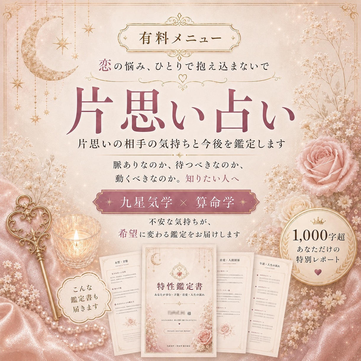 片思いの相手の気持ちと今後を鑑定します 脈ありなのか、待つべきなのか、動くべきなのか。知りたい人へ イメージ1