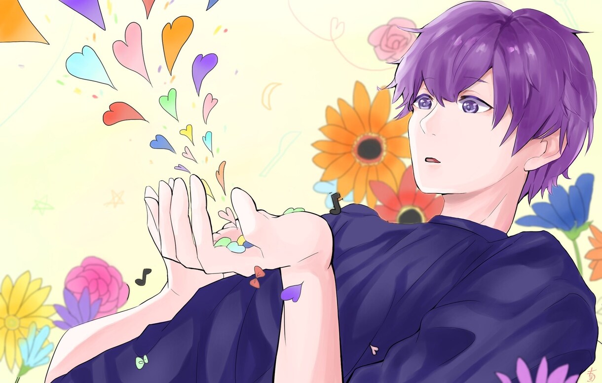様々な用途のイラストを作成します SNSアイコン、ヘッダー、グッズ用、動画用イラスト等 イメージ2