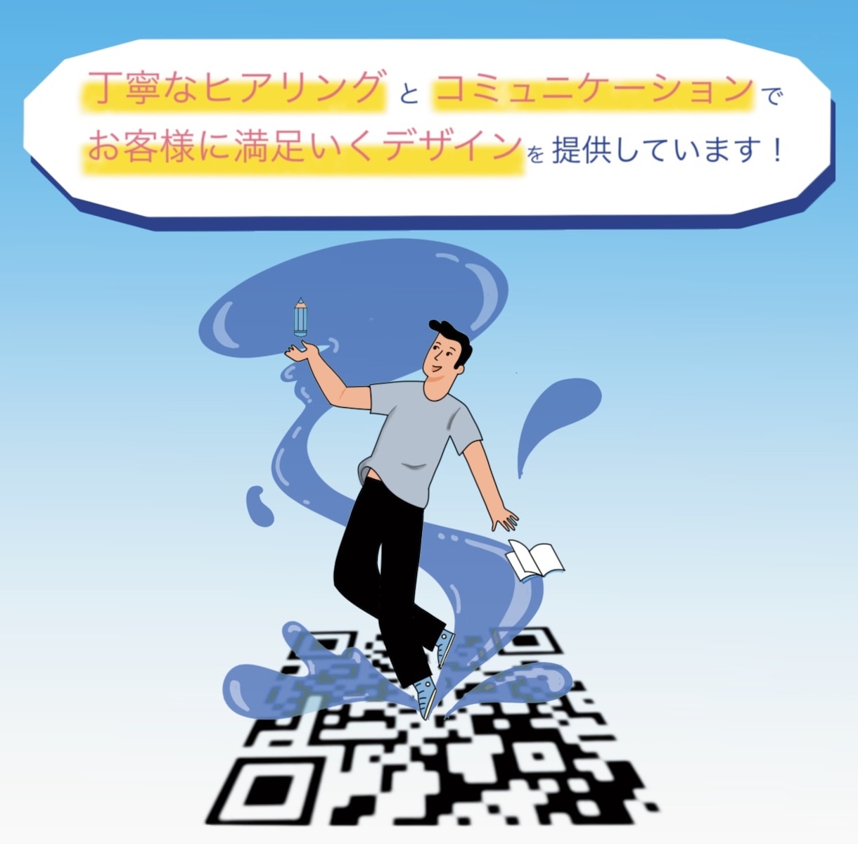 他にない！つい読み込みたくなるQRコード作成します まだ誰もやってないから話題性抜群！人目を引くこと間違いなし！ イメージ4