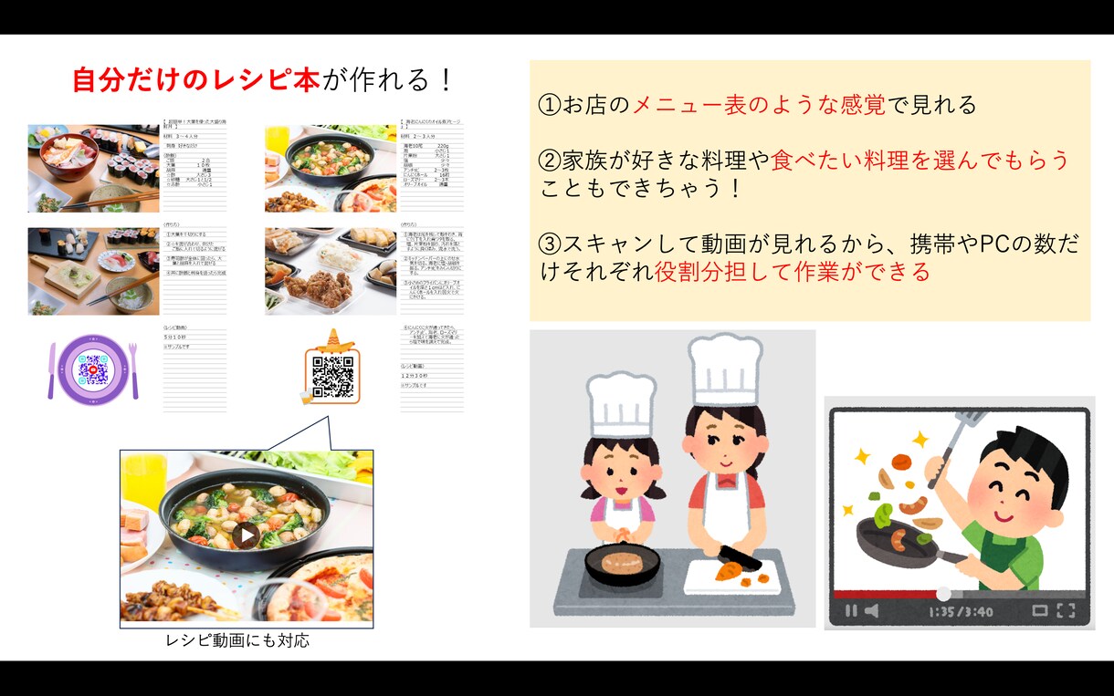 あなただけの料理レシピ本作ります 毎日の料理を見える化にして共有しよう イメージ4