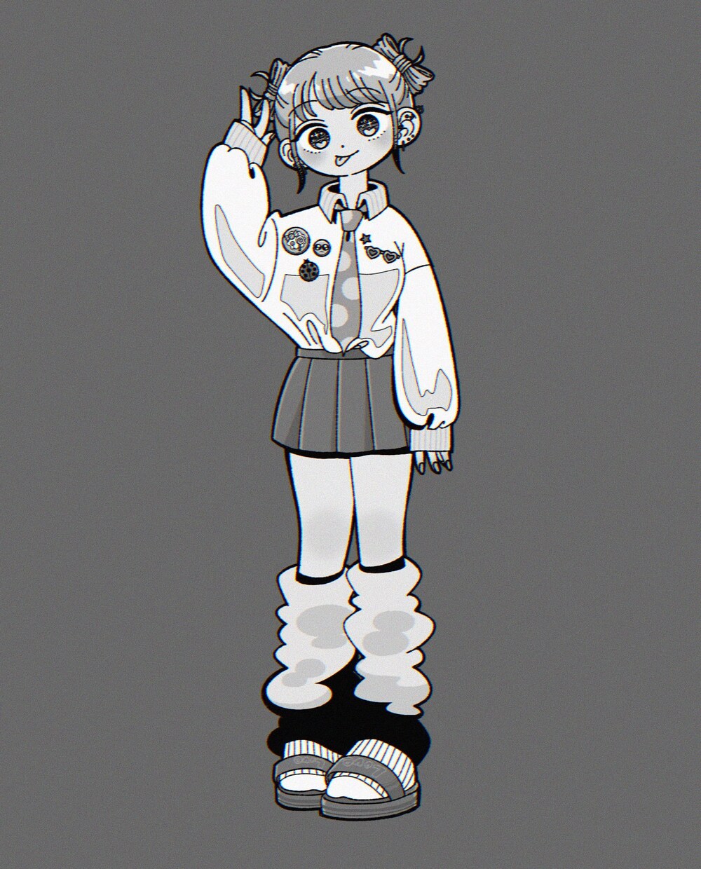 シンプル&ポップな可愛い人物イラスト描きます アイコンに最適！派手すぎず可愛らしく、様々な場面で使えます！ イメージ2