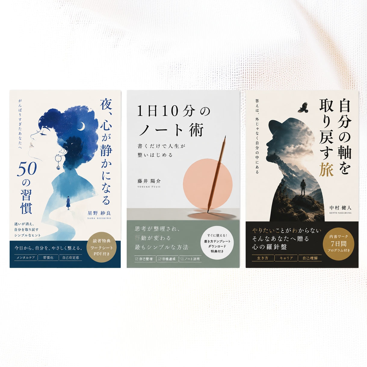 ペーパーバック紙の本の表紙デザインを制作します AmazonKDPの仕様もお任せ！本の裏表紙・背表紙まで作成 イメージ5