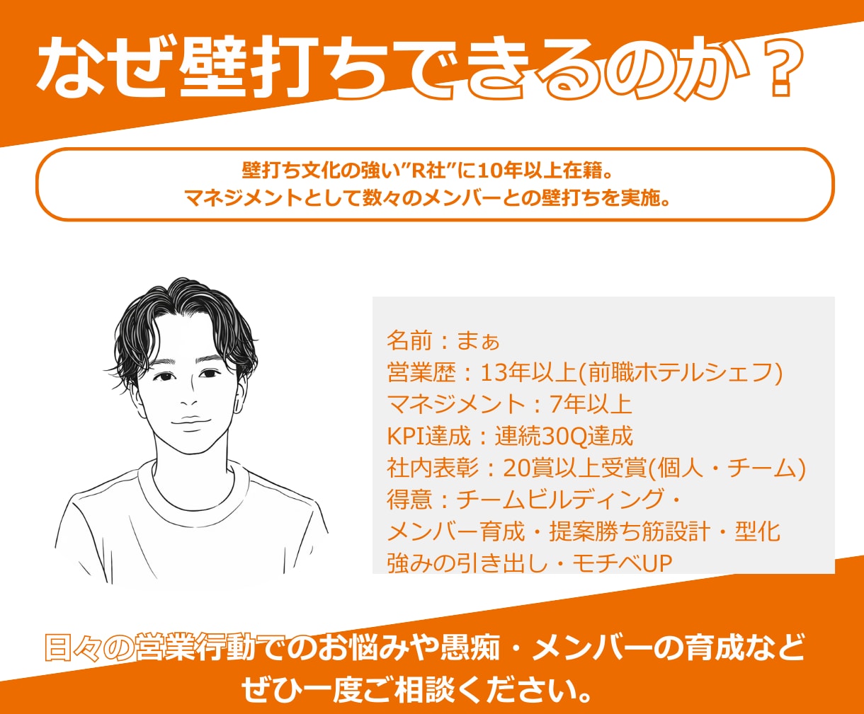 営業の悩みを相談し設計まで伴走します 一人で悩む営業から、設計して動ける営業へ。 イメージ5