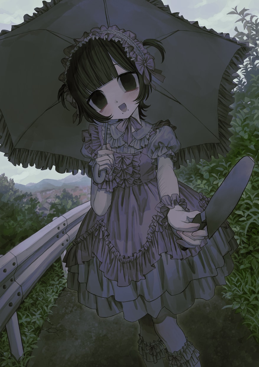 薄暗い雰囲気のイラスト制作します アイコン、立ち絵、一枚絵、動画用イラスト等 イメージ5