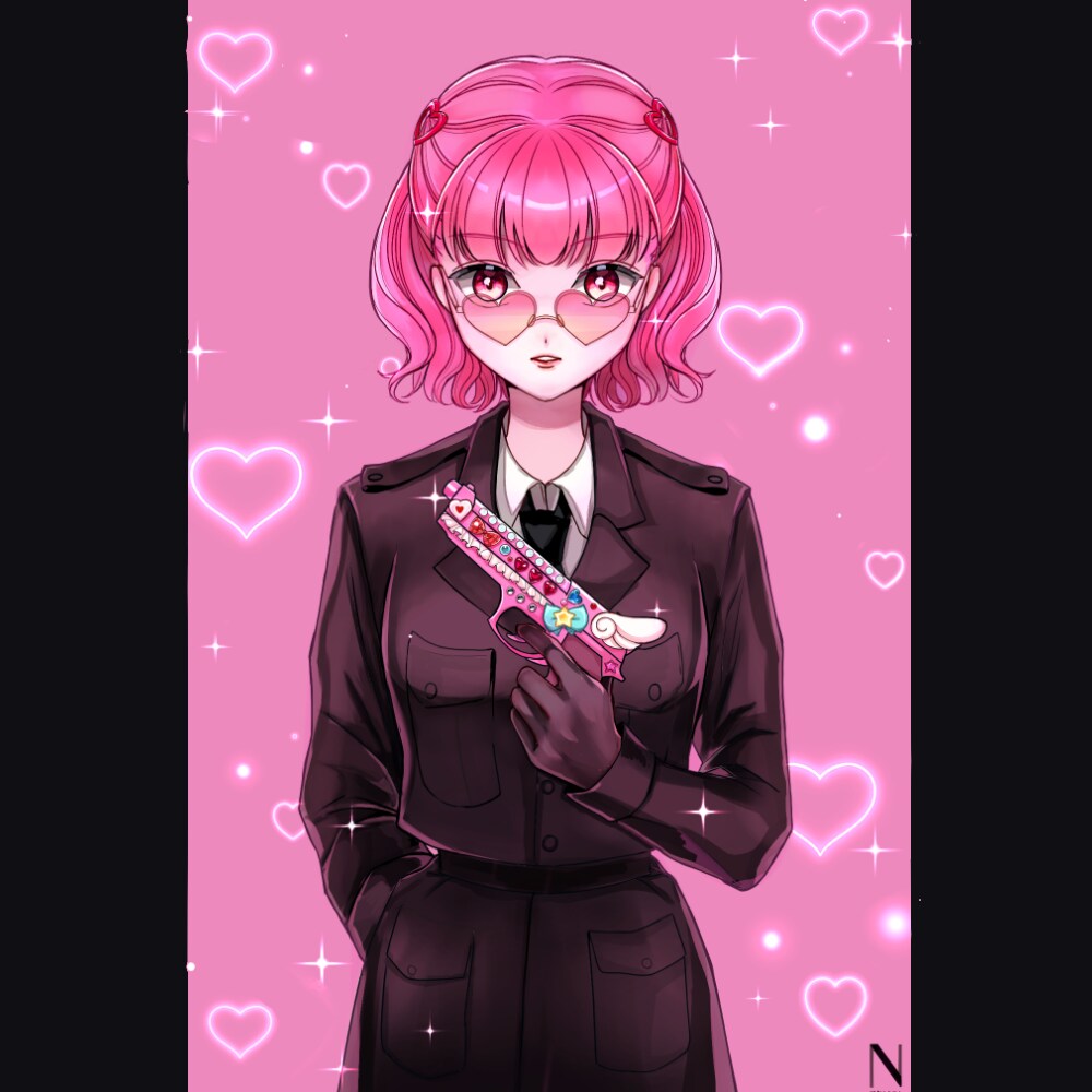 可愛いオリジナルの女の子イラストをお描きします 少しレトロで個性のあるイラストをお描きします！ イメージ9