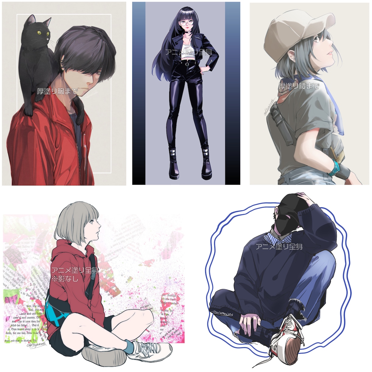 配信、動画用、アイコン◆イラスト全般お描きします ◆企業実績有◆MV用、キャラデザ、Live2D用立ち絵など イメージ8