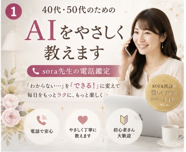 超初心者向けChatGPTを丁寧に教えます スマホだけでOKAI初心者さん大歓迎です丁寧にお教えします イメージ1