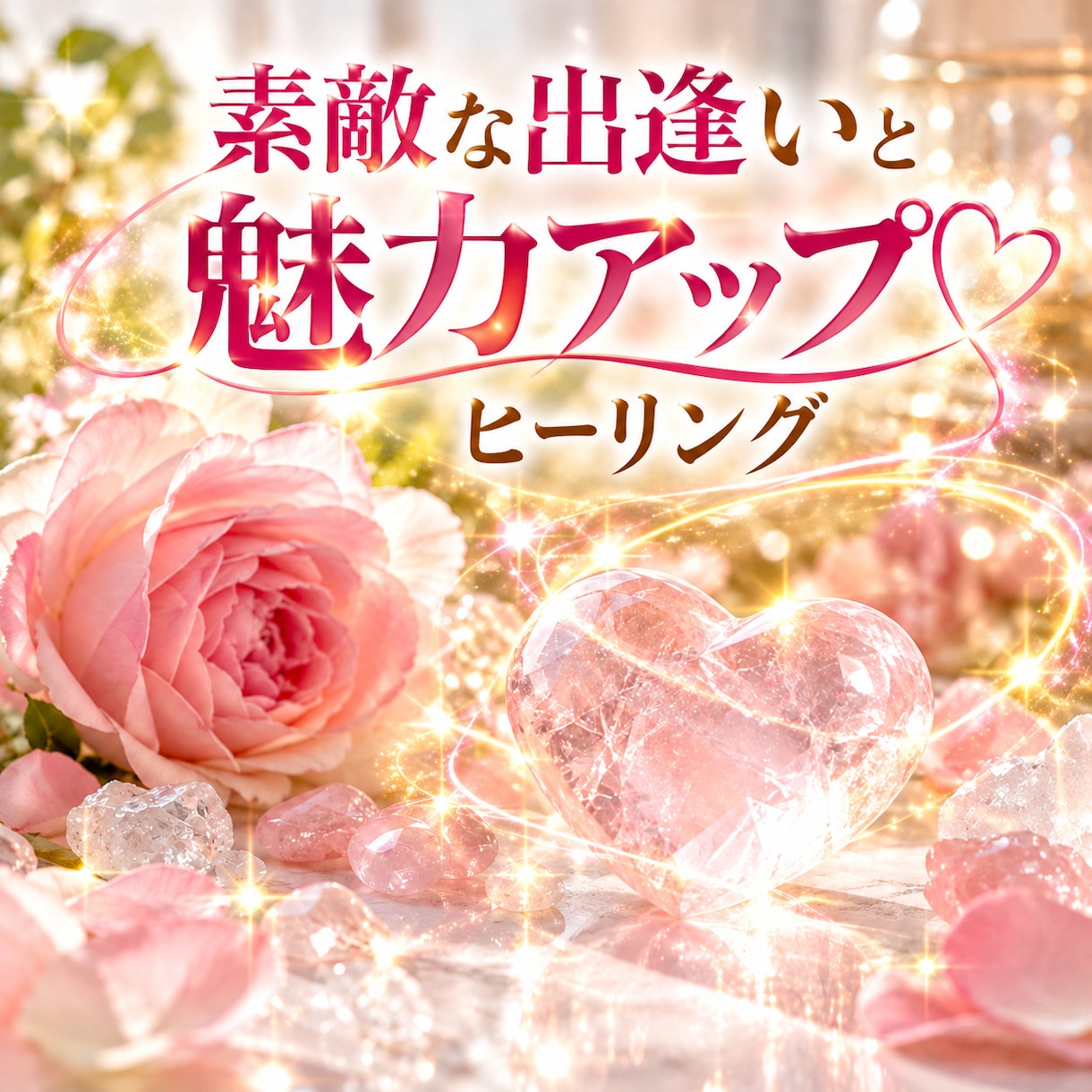 良縁を引き寄せ愛される魅力を高めます 良縁を引き寄せ♡愛される喜びと、きらめく毎日を。 イメージ1