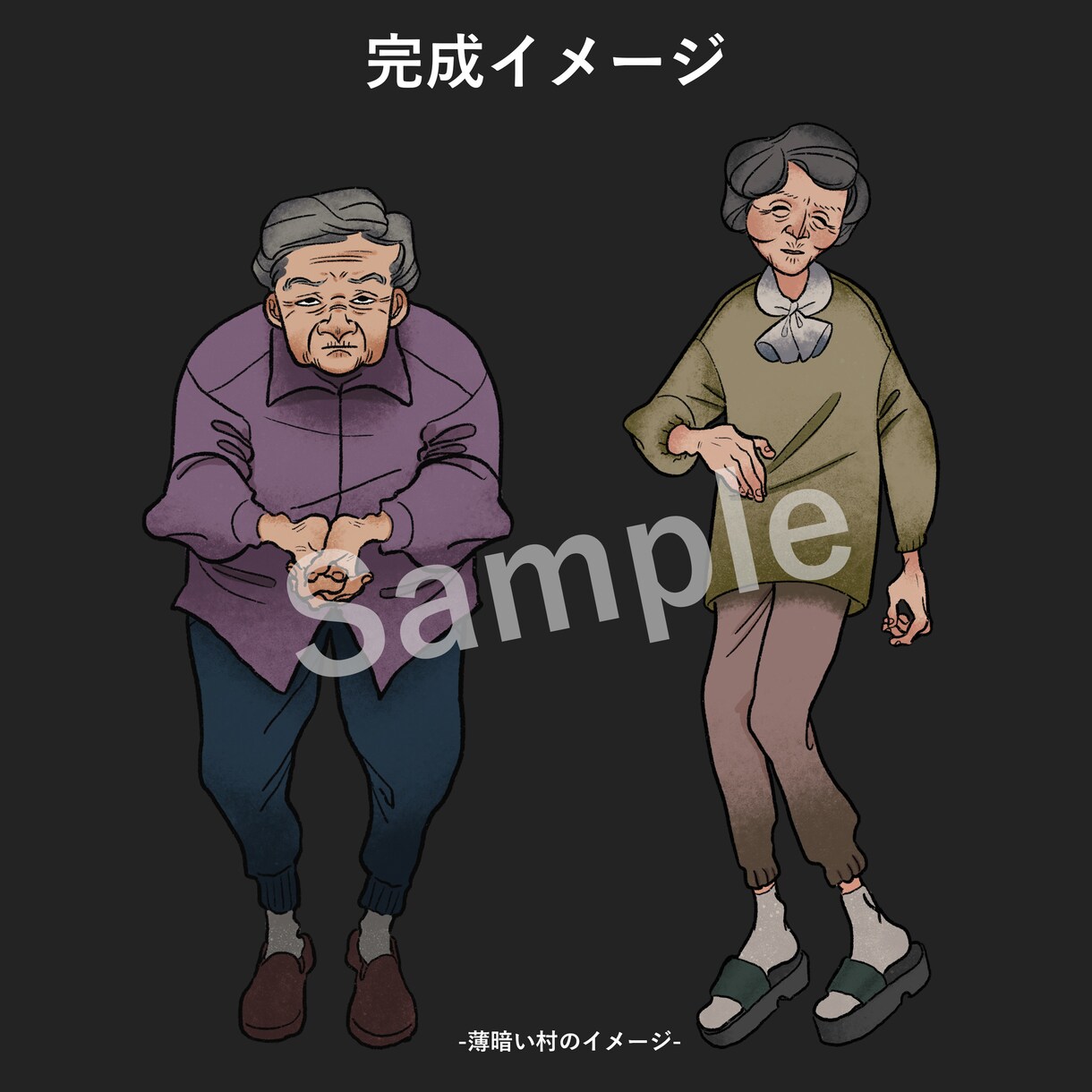 老婆も！キャラデザ・立ち絵承ります 印象に残る特徴的なキャラクターをデザイン。 イメージ5