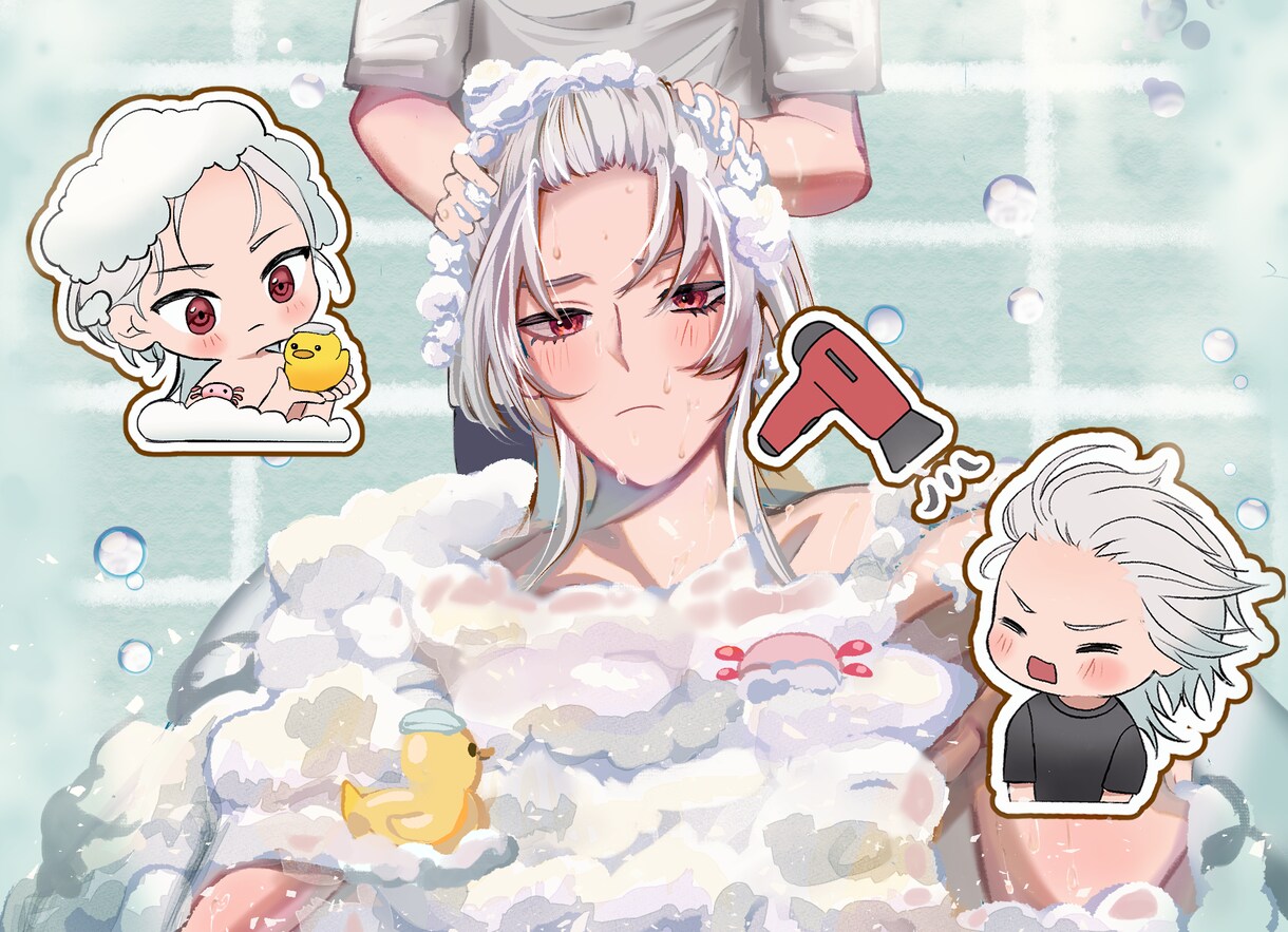 ラフ厚塗り風！SNSで映えるアイコン描きます お手頃なざかざかとした深みのあるイラストです✨ イメージ2