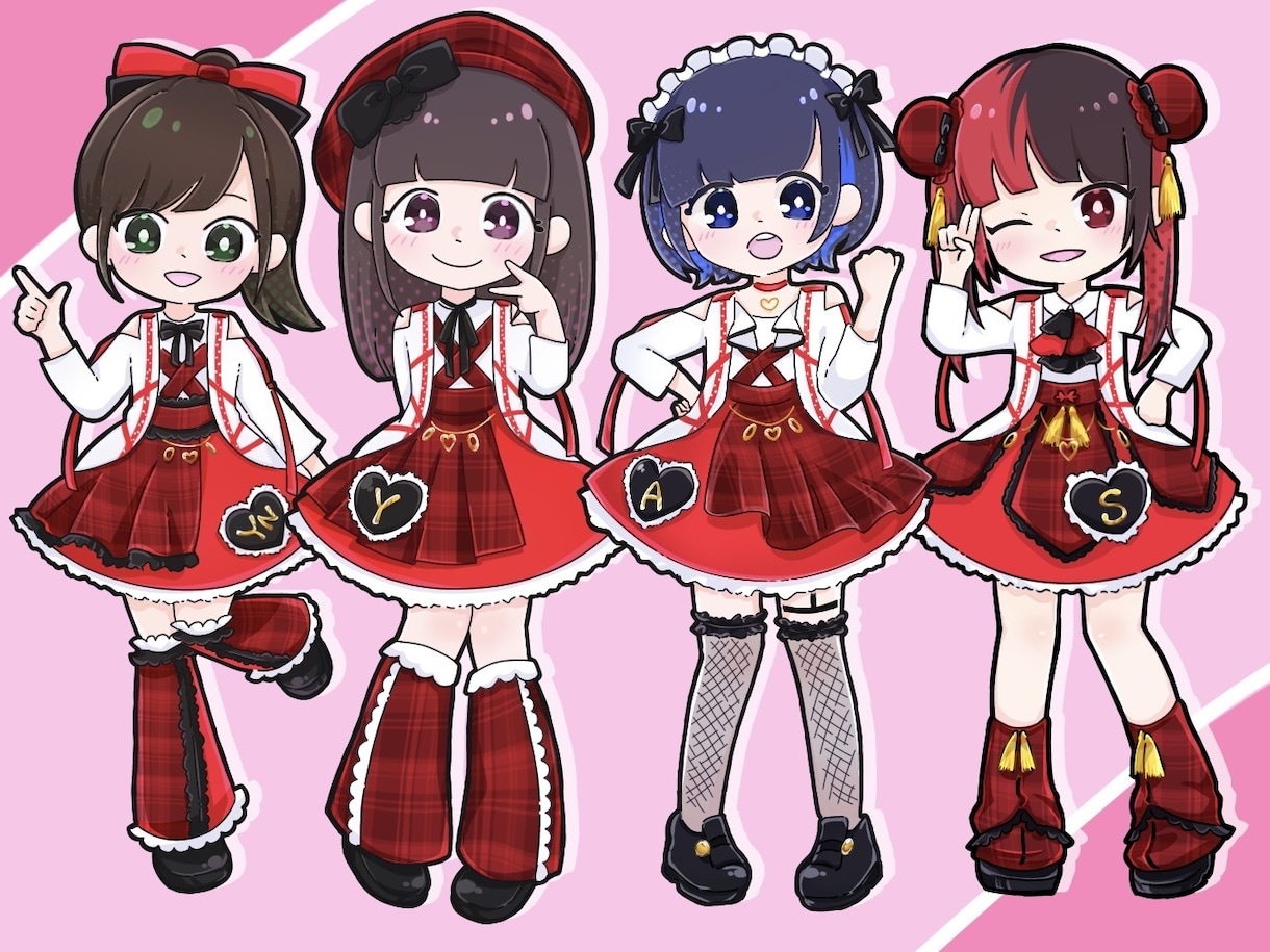 個性を活かしたミニキャラ､ネームロゴ描きます あなたの活動をお手伝いさせてください！割引もあります！ イメージ2