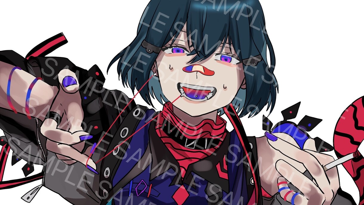 動画のサムネイル、MVイラストのご依頼請けてます あなたのキャラの魅力を引き出して描きます！ イメージ2