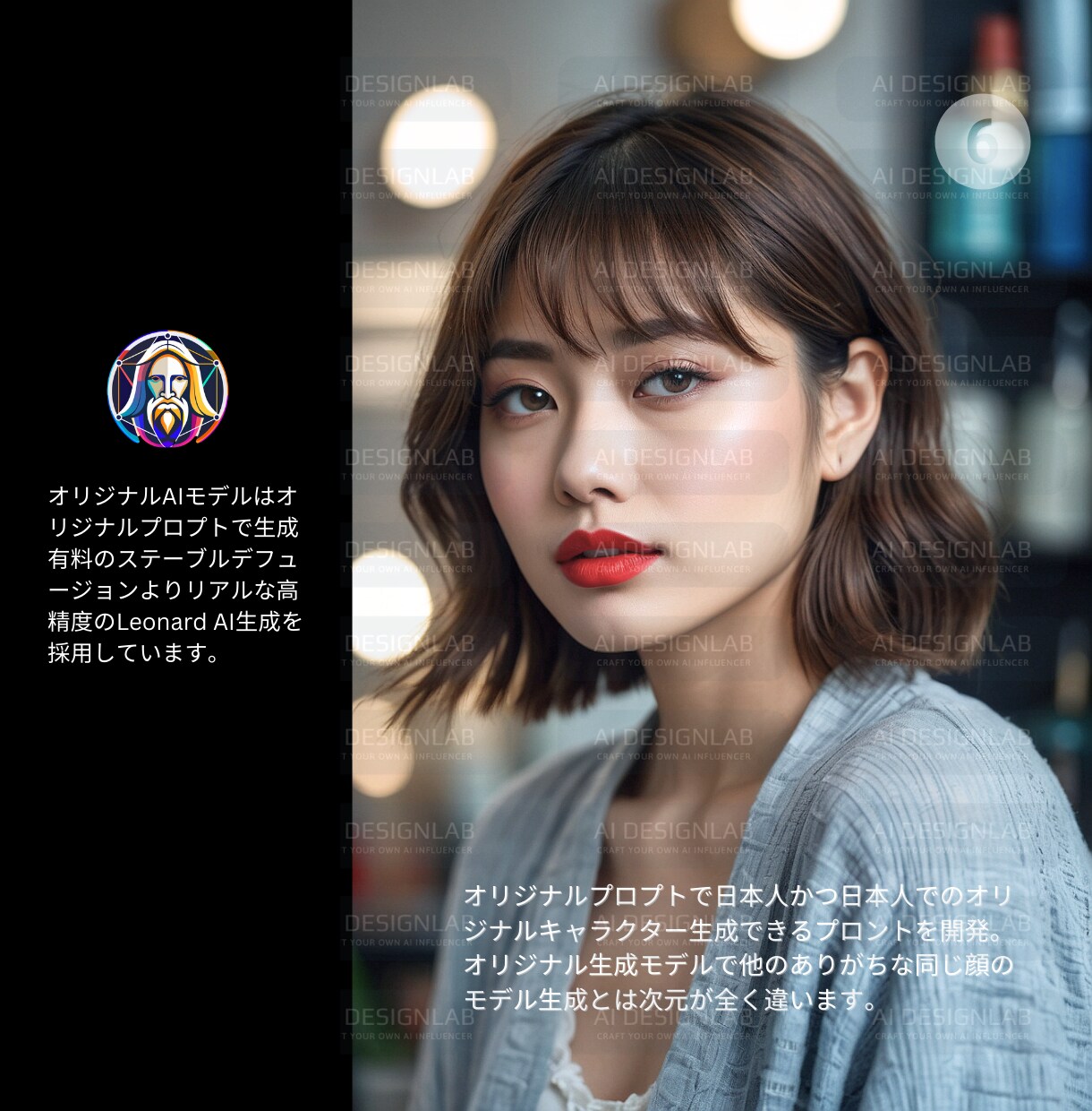 Canva超リアルモデル画像テンプレート提供します サロンイメージ超リアルSクラスモデル画像[商用可能] イメージ8