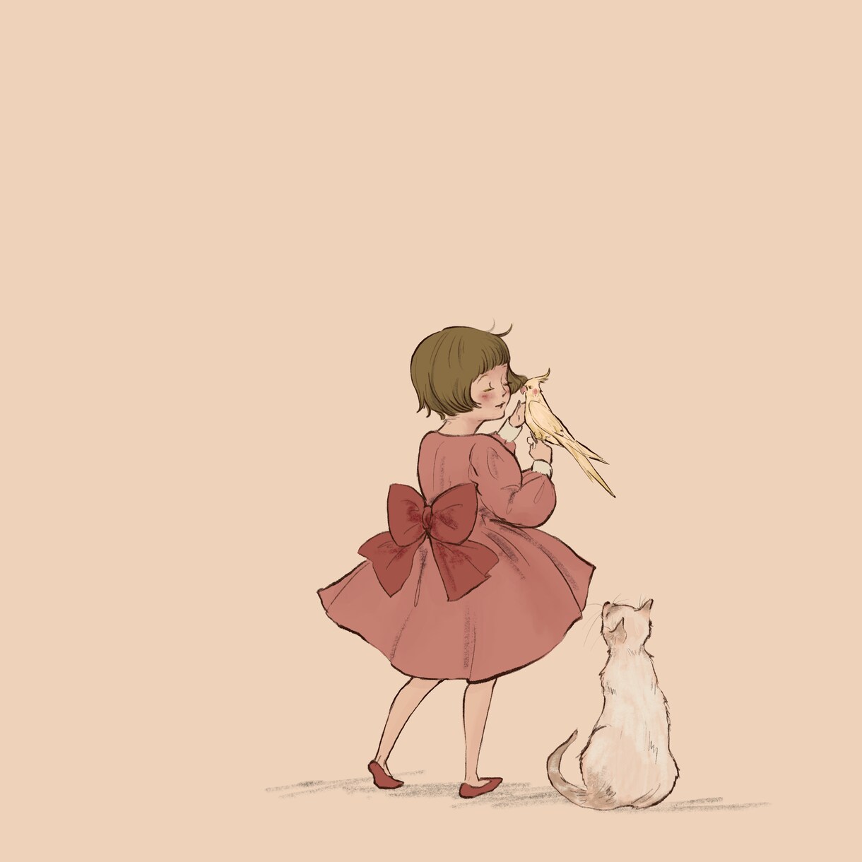 商用可！可愛い雰囲気の動物・人物のイラスト描きます アイコン・グッズ用途に合わせて作成します！ イメージ9