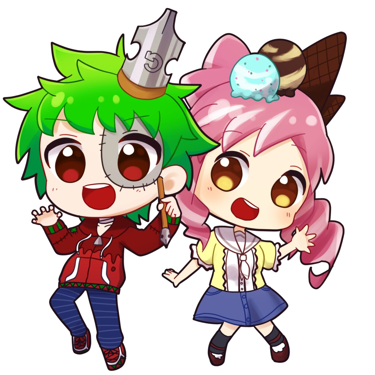 割引あり短納期対応　デフォルメイラストお描きします SNSのアイコンなどにオリジナルイラストをお探しの方どうぞ！ イメージ4
