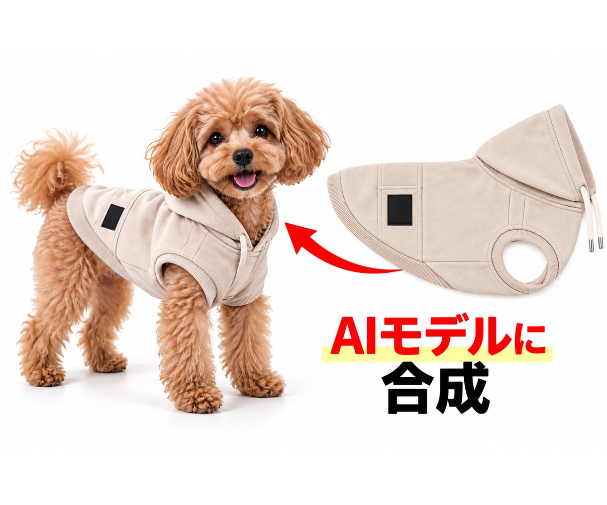 アパレルEC向けの商品をプロ品質で撮影します 商品シワ加工無料・モデル不要のAI着画モデル作成（低コスト イメージ6
