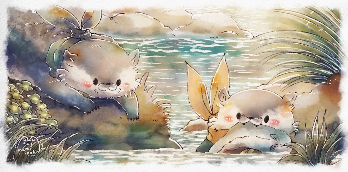 可愛い動物キャラクター、アイコンお描きします デジタルイラストでふんわり絵に仕上げます イメージ6