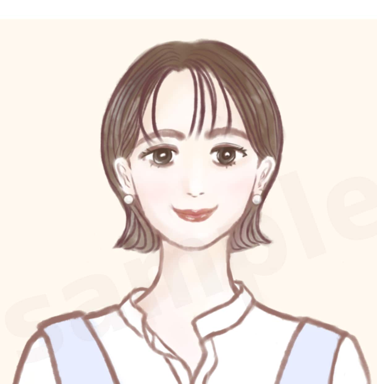 シンプル大人かわいいイラスト魅力たっぷりで描きます アイコン～一枚絵など幅広く対応いたします。ご相談ください！ イメージ1