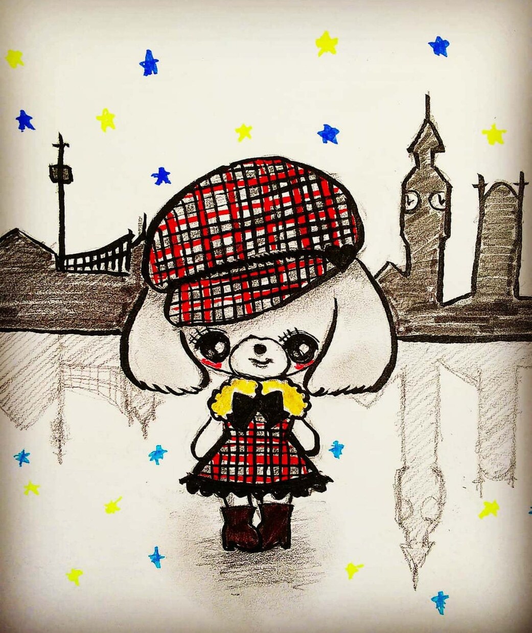 わんちゃんのイラスト描きます 心を込めて描かせて頂きます(*^^*) イメージ5