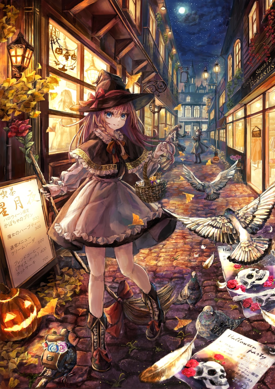 幻想的な一枚絵を描きます 背景あり、キャラクターのみ、どちらも可能です イメージ2