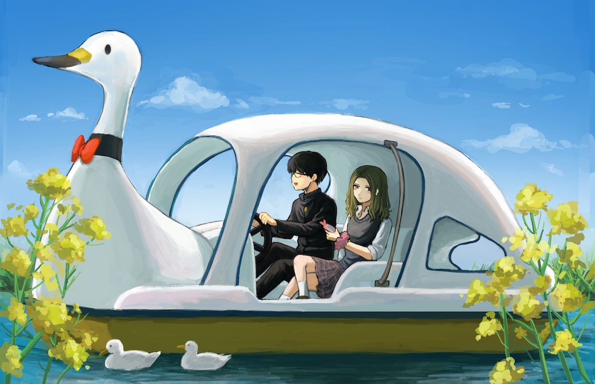 背景を中心とした一枚絵、イラスト描きます MV,歌ってみた、アイコンなどに使用出来る一枚絵作成致します イメージ3