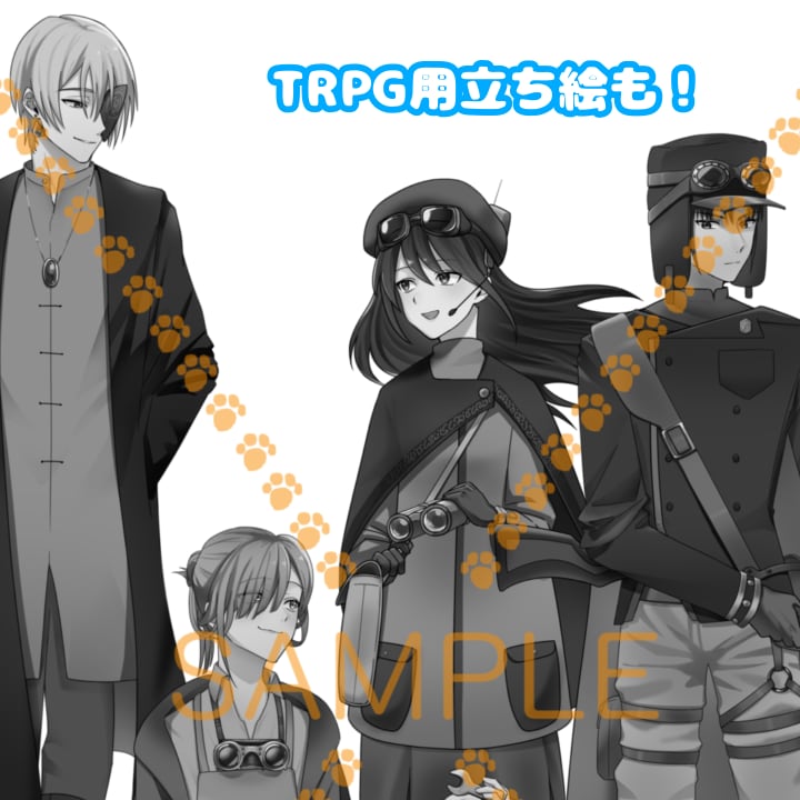 イラスト全般お受けします 【最短3日】1枚絵からLive2D用立ち絵までイラスト全般！ イメージ6