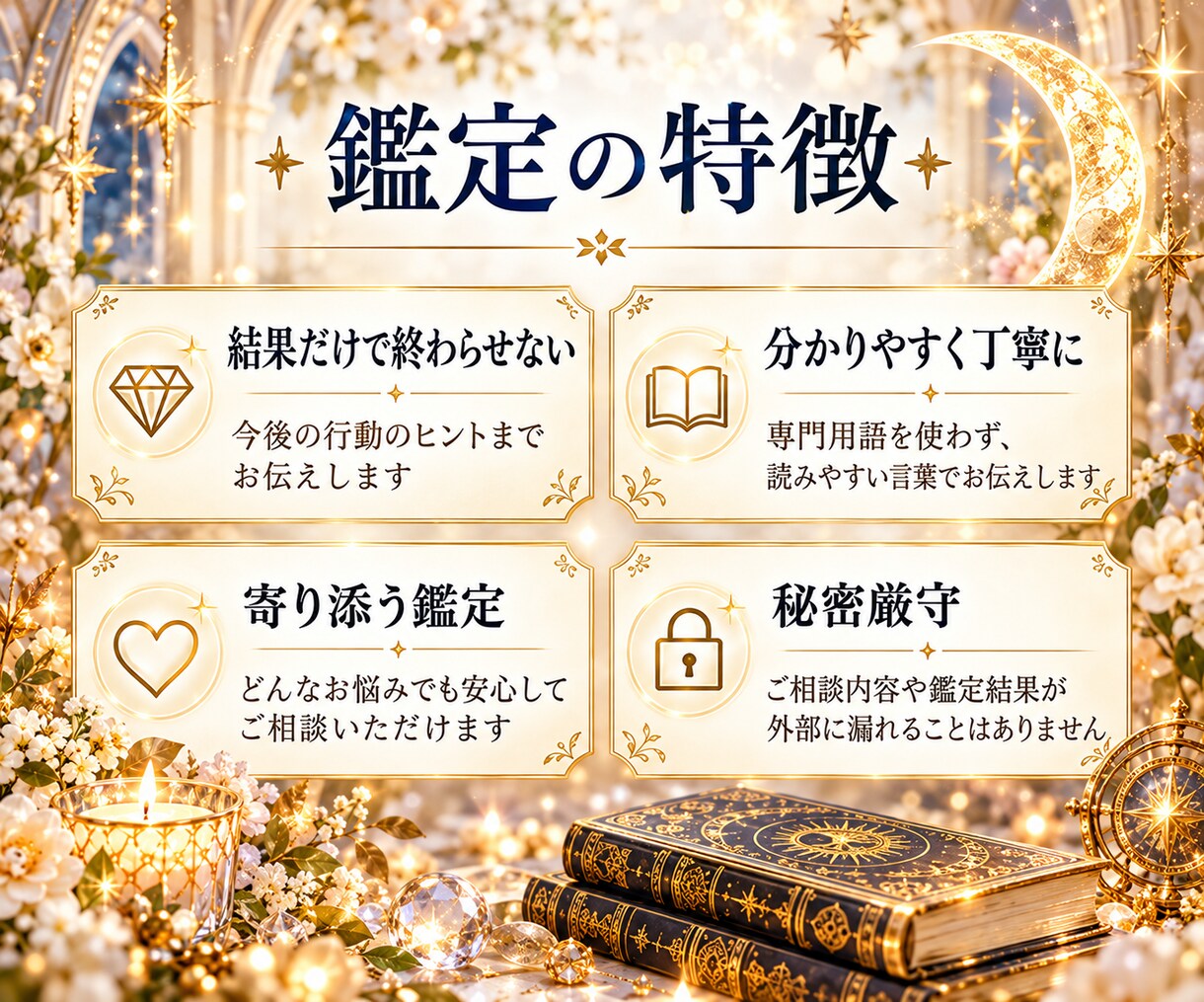 ワンコイン鑑定｜あなたのお悩み1つを丁寧に占います 迷いや不安に寄り添い、今必要なメッセージをお届けします イメージ4
