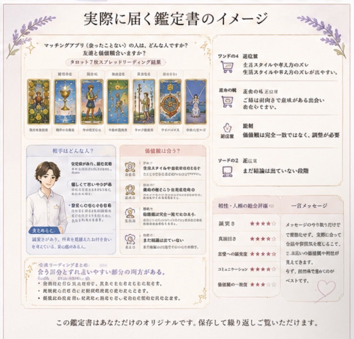 現役看護師がタロットで鑑定します 未来を決めつけず心を整える鑑定です イメージ4