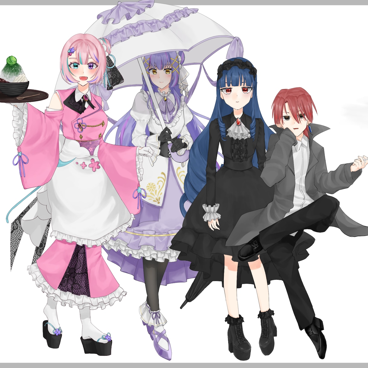 立ち絵イラスト制作いたします TRPG/ゲーム/配信向け立ち絵イラスト イメージ3