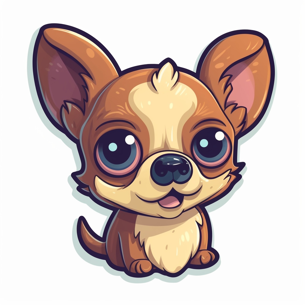 ワンちゃんや動物たちのステッカー風アイコン作ります [初回価格] 商用可★グッズ/SNS/ブログのアイコンに イメージ3