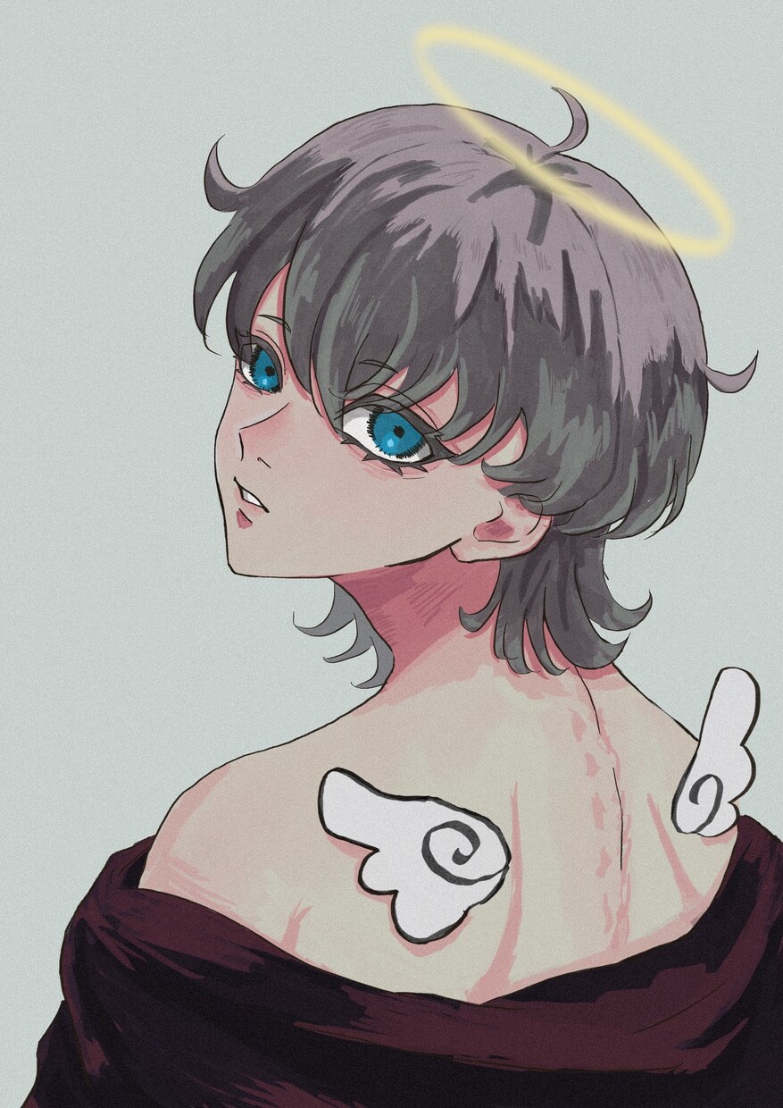 ダークで雰囲気のあるイラストを制作いたします あなたのキャラを“刺さる絵”にします イメージ3