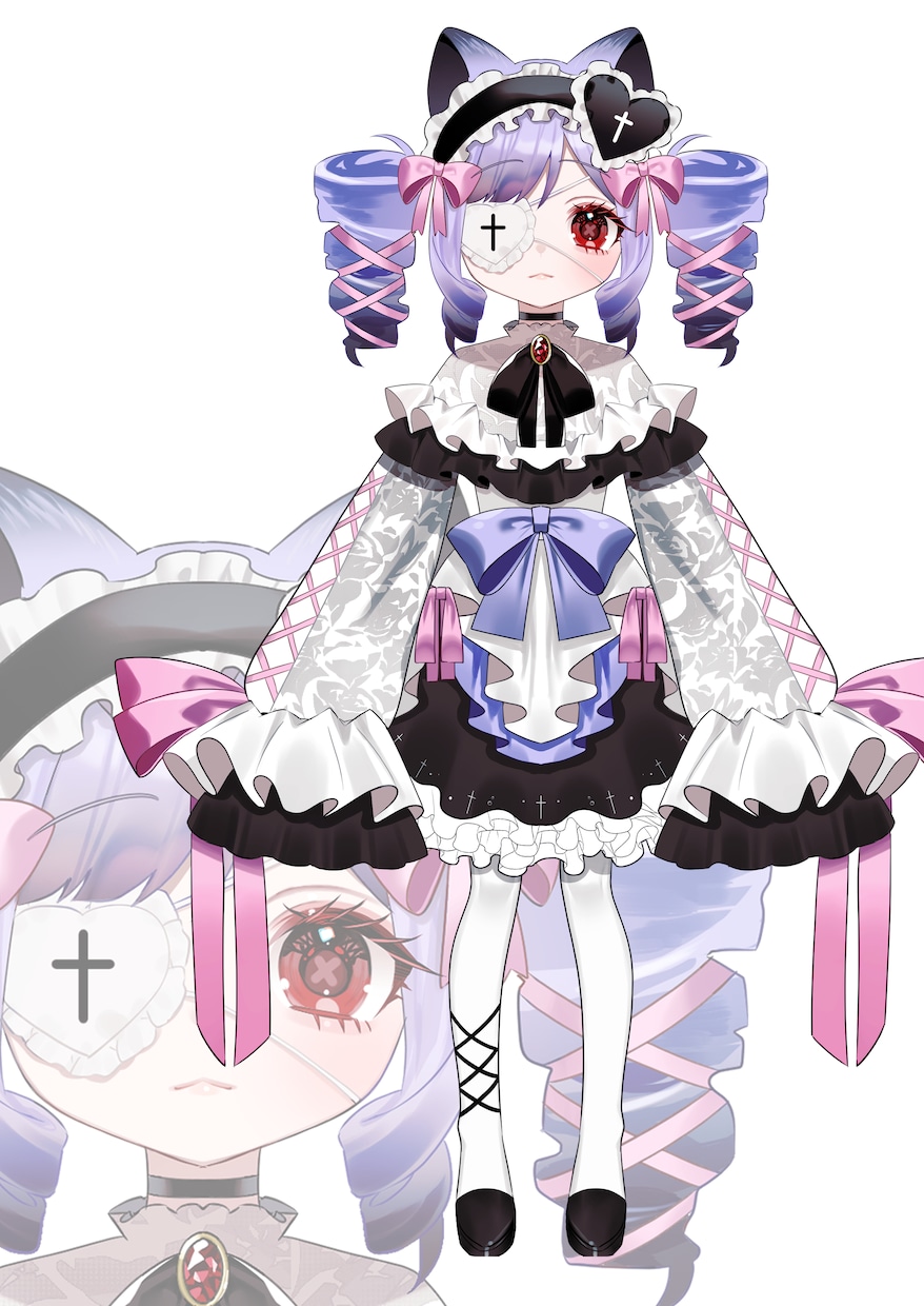 企業実績有！これで全部揃う！Vtuber制作します イラスト・モデリング・キービジュ・三面図全部込み イメージ2
