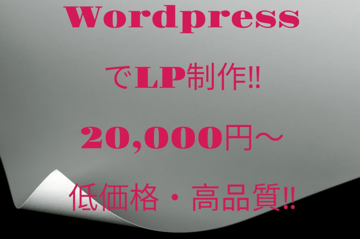 高品質集客力抜群のLP制作致します 利益を上げるLPを制作致します イメージ1