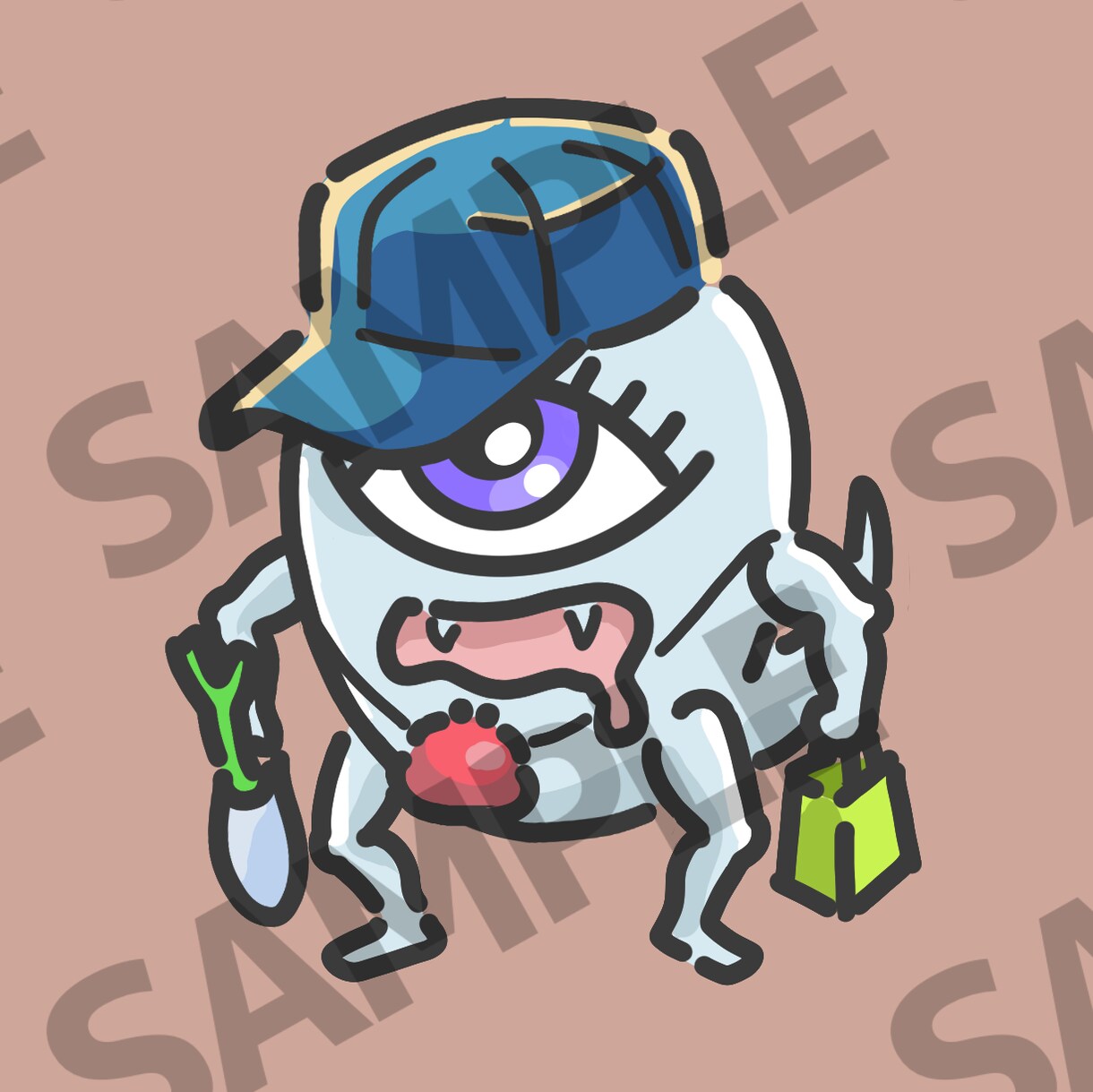 SNSアイコンやビジネス用カットイラストを描きます シンプルだけど丁寧なデフォルメイラストです！　※修正無制限 イメージ6