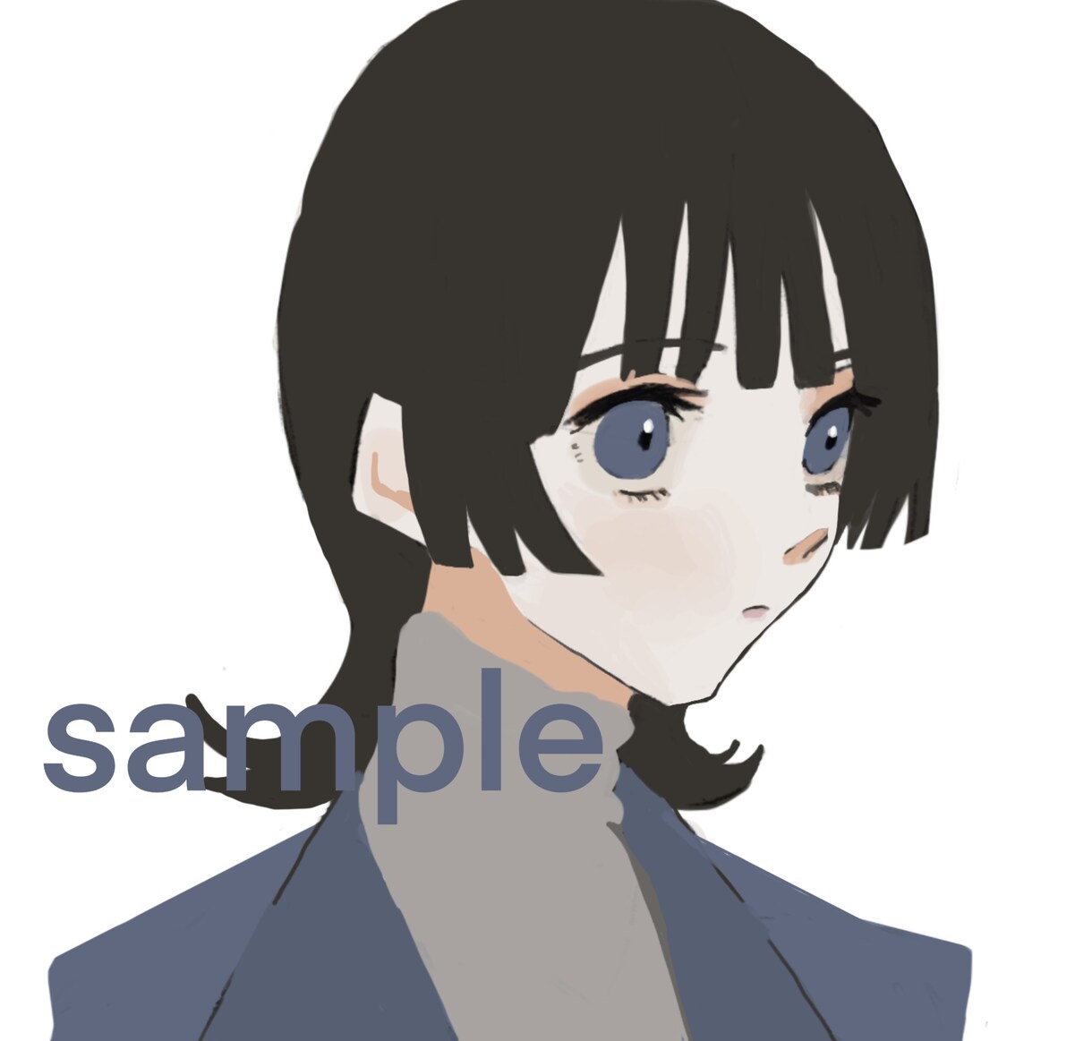 SNS用の可愛い女の子のアイコンを描きます 外国風ちっくなレトロ可愛い女の子！ イメージ6