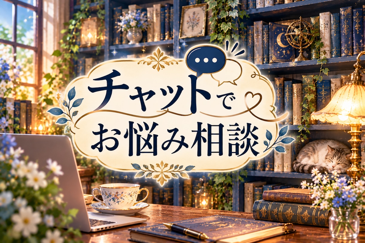 チャットでお悩み相談します 日常で感じる様々な不安、お悩みをチャットでお聞きします イメージ1