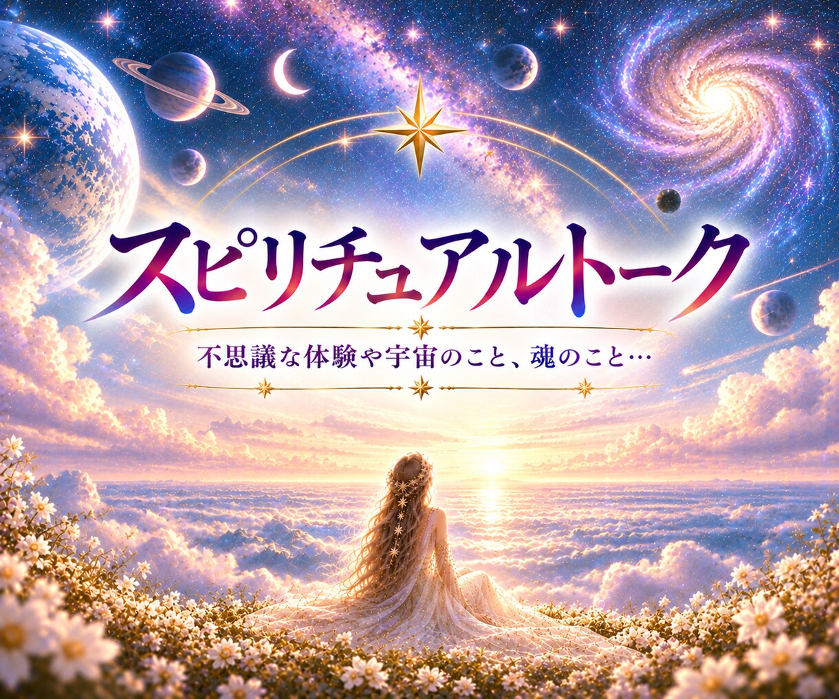 スピリチュアルが好き♪スピトークします 不思議な体験談etⅽ…☆ 宇宙♡スターシード イメージ1