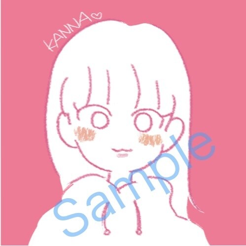 シンプルでかわいい！イラストアイコン作ります 《好きな色》や《イメージカラー》で印象的なアイコン♪ イメージ4