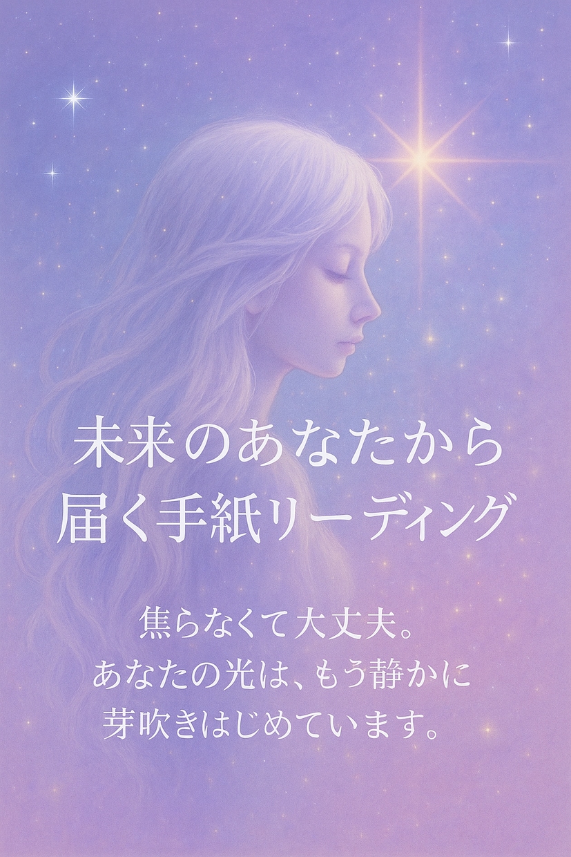未来のあなたから手紙をお届けします 頑張りすぎた心に、やさしい未来の光を イメージ1