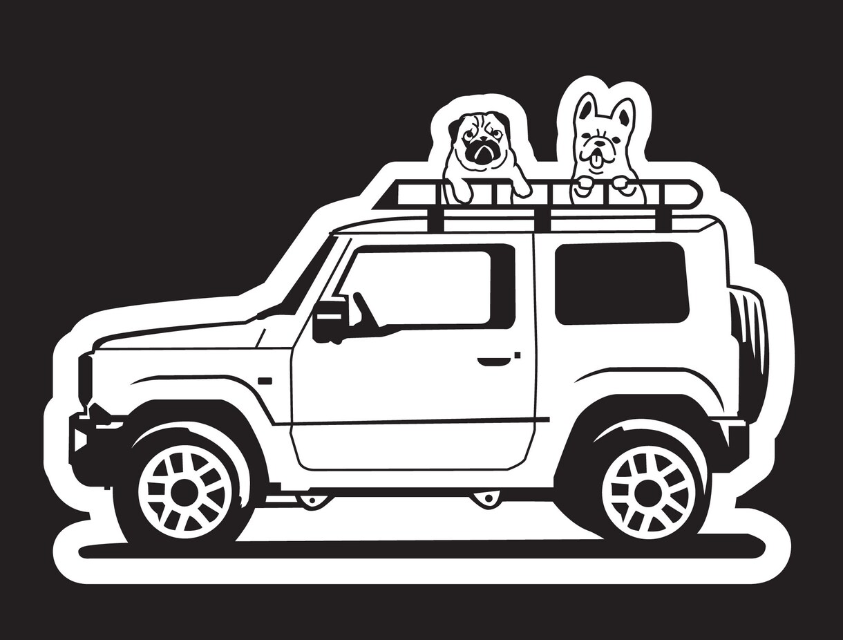 愛車のオリジナルステッカー制作します あなたの愛車をステッカーで形にしませんか？ イメージ1