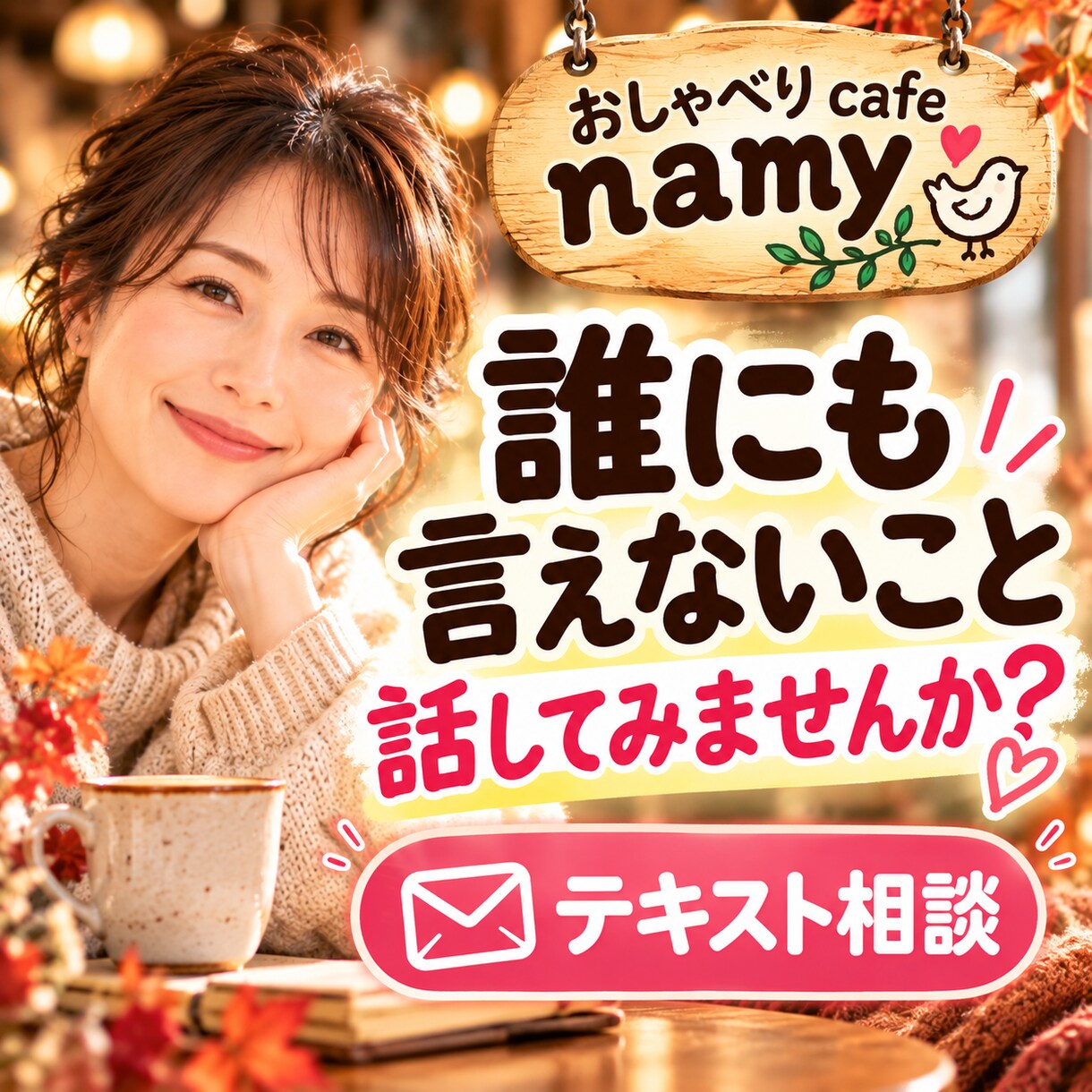 誰にも相談できないあなたの気持ちをお聞きします 自分とのパートナーシップをお手伝いします！ イメージ1