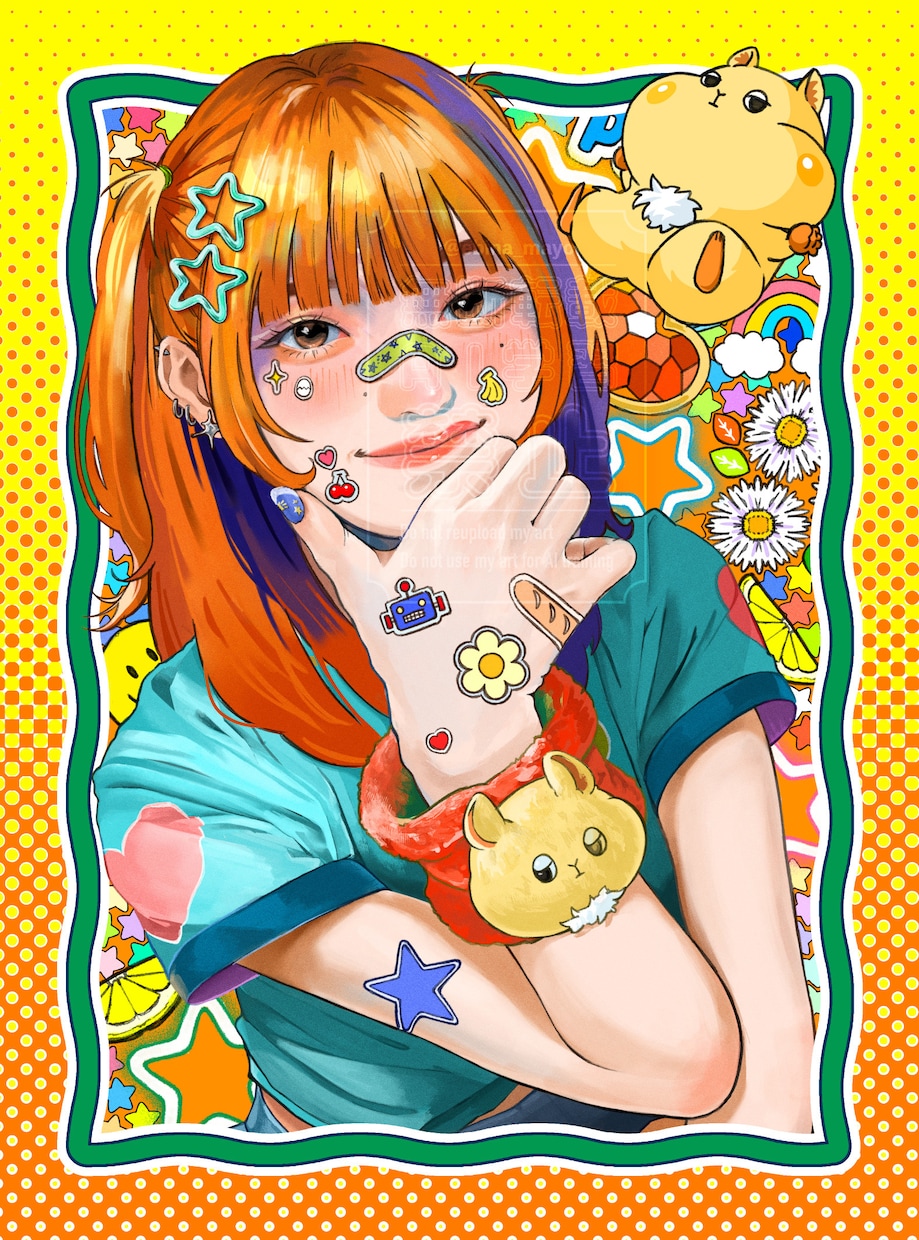 好きが詰まった楽しい人物メインのイラスト描きます アイコン・MV・サムネイルなどで目立ちたい方必見！ イメージ1