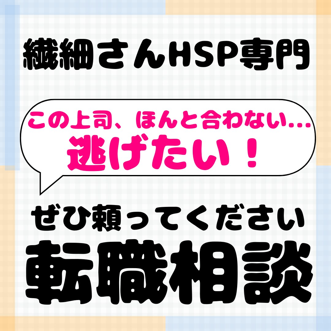繊細さんが転職でぶつかる壁と乗り越え方を教えます HSPの人は転職活動、要注意。傷つきやすいのでサポートします イメージ2